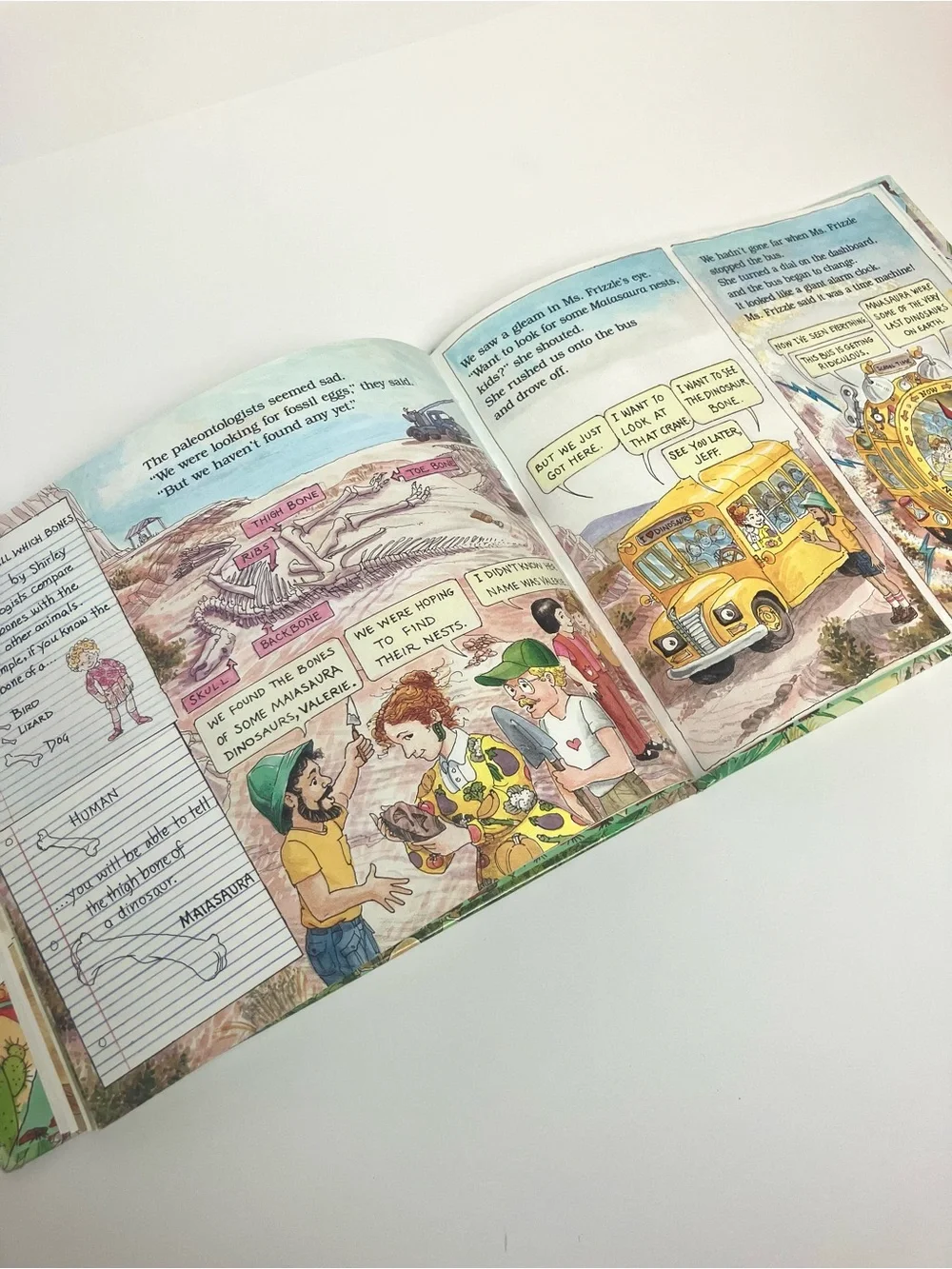 Vintage Magic School Bus Book 1st Edition 1st Printing 1994 Time Dinosaurs - Picture 8 of 13